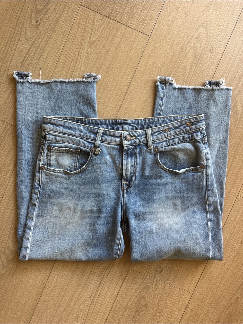 R13 Boy Straight Jeans Jasper Stretch Size 28 - Picture 9 of 16